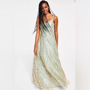 Green prom dress